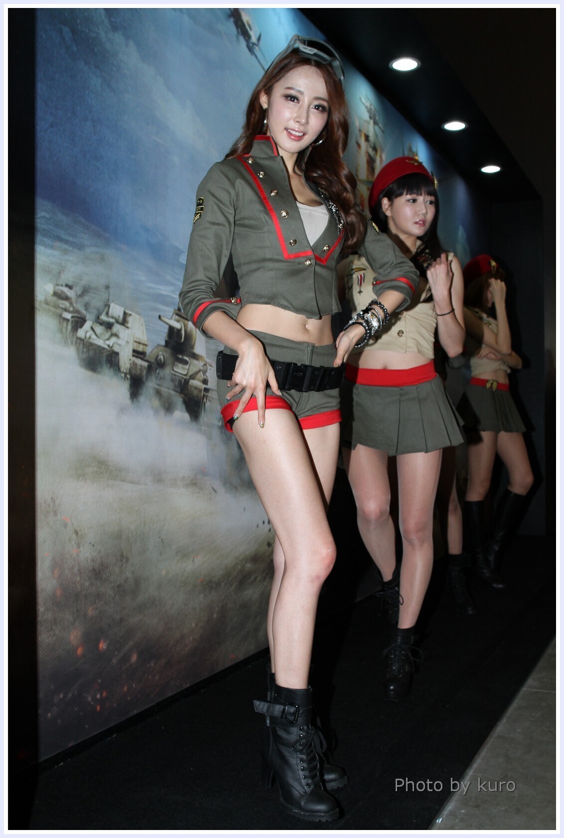 2012 sexy lady Korea video game show
